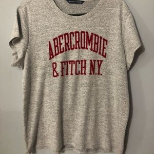 Abercrombie and Fitch Logo cozy tee